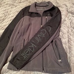 Calvin Klein Men’s Medium Fleece Jacket Zip Up
